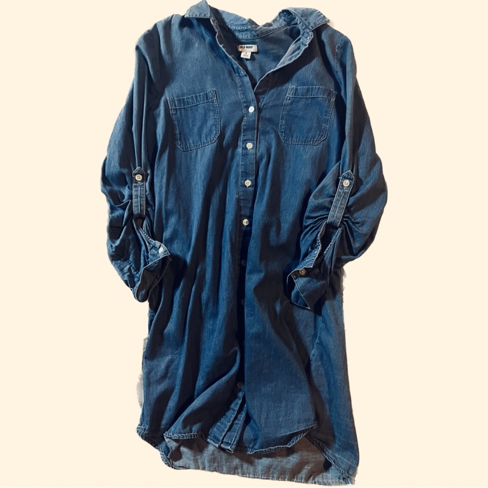 Old navy denim style dress - Picture 4 of 4